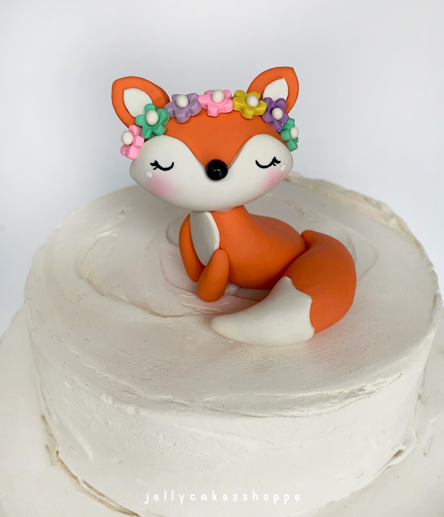 Fox Cake Topper for Birthday Party and Baby Shower