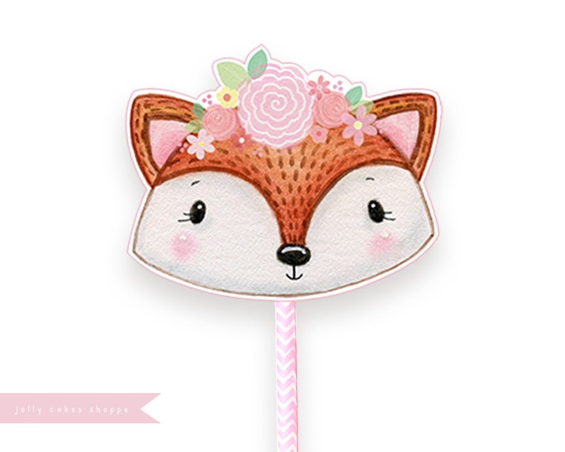 Woodland Animals Cake Topper