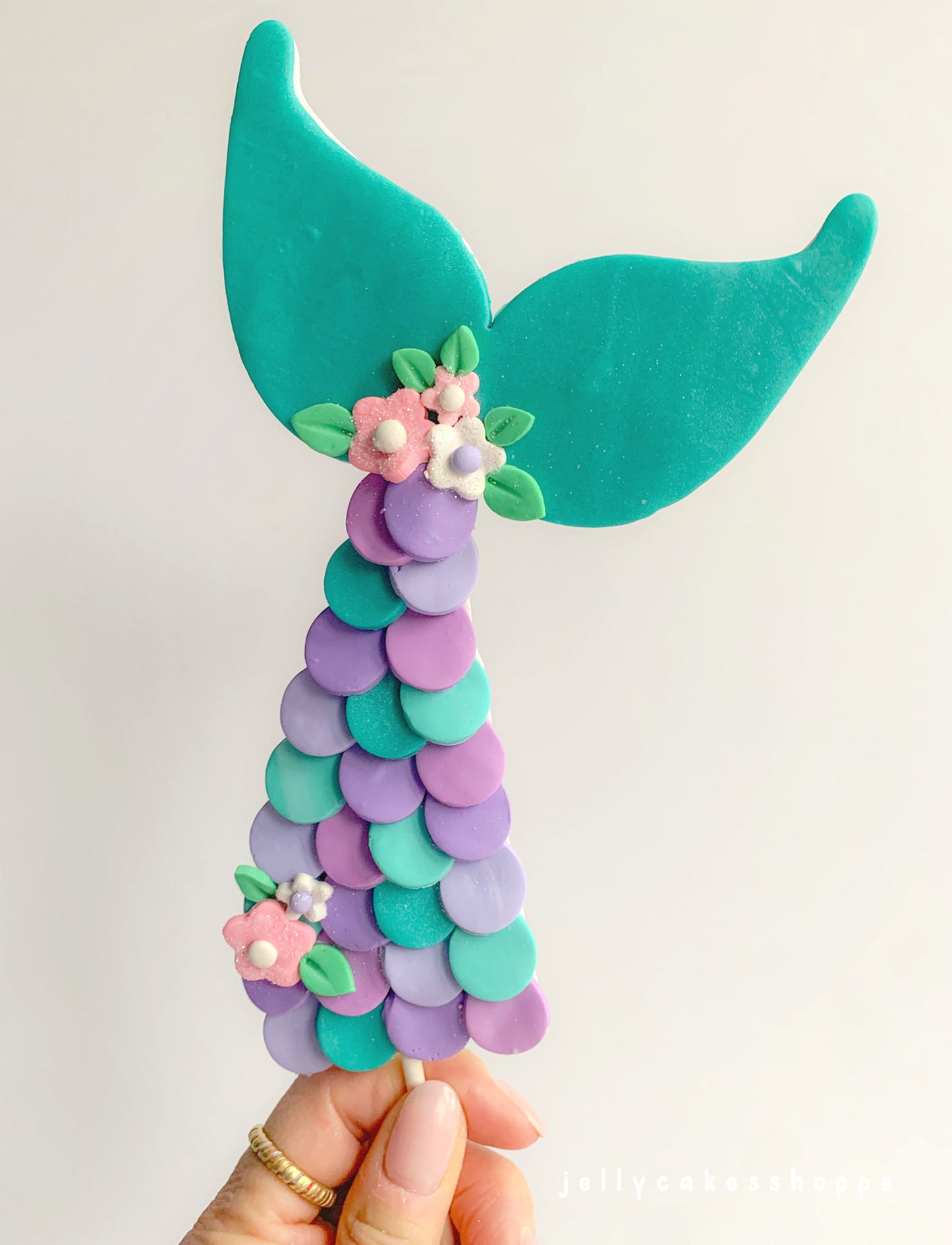 Mermaid Tail Cake Decoration, Mermaid Cake Topper