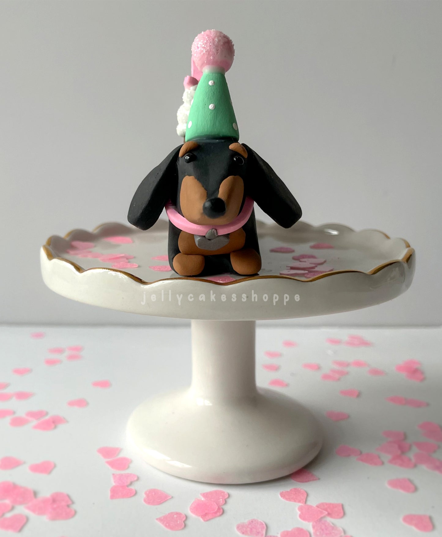 Dachshund Cake Topper, A Weenie Bit Older Birthday Party