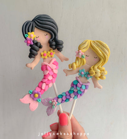 Custom Mermaid Cake Topper