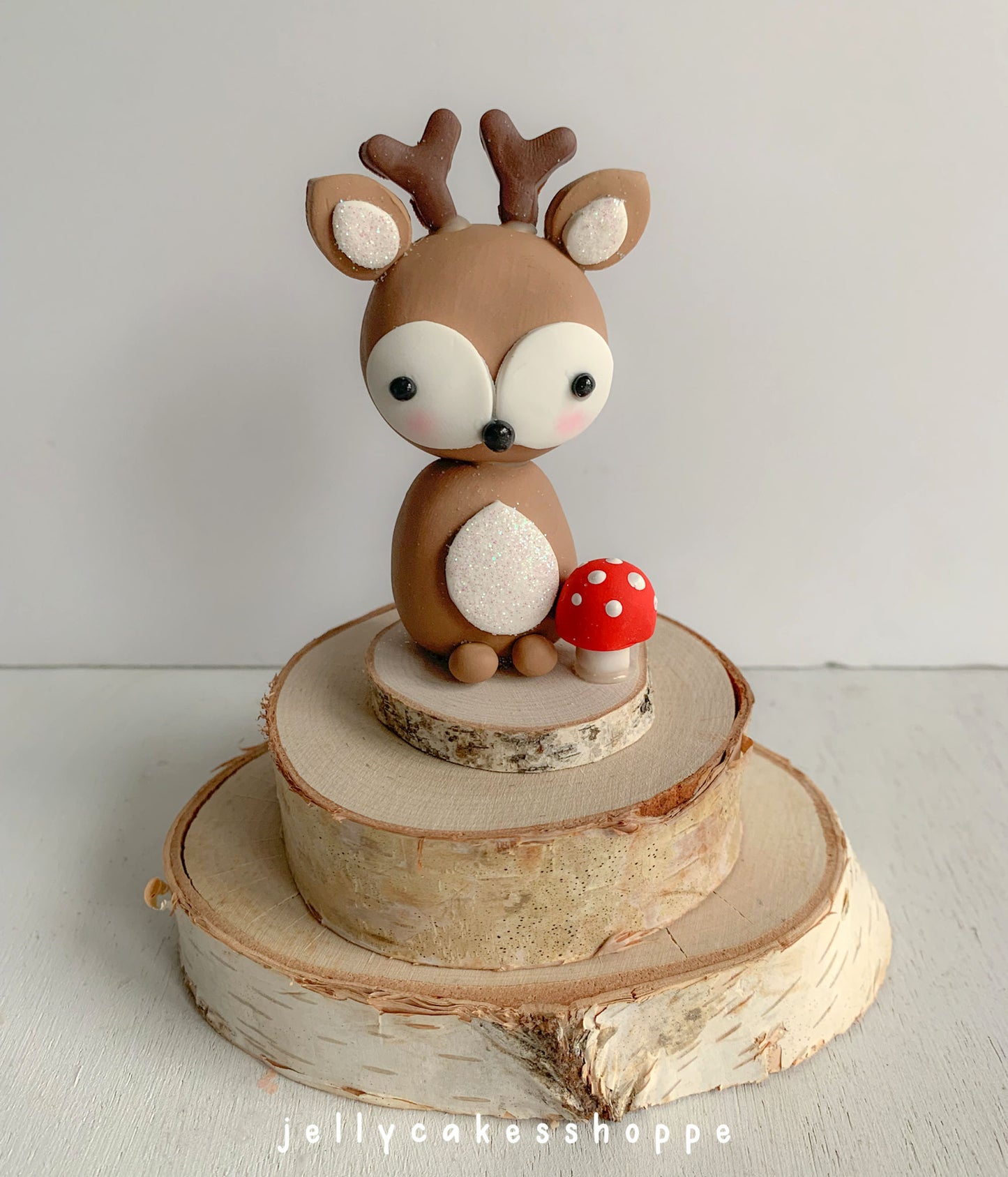 Woodland Deer Cake Topper for Boy