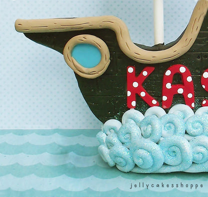 Pirate Ship Cake Topper