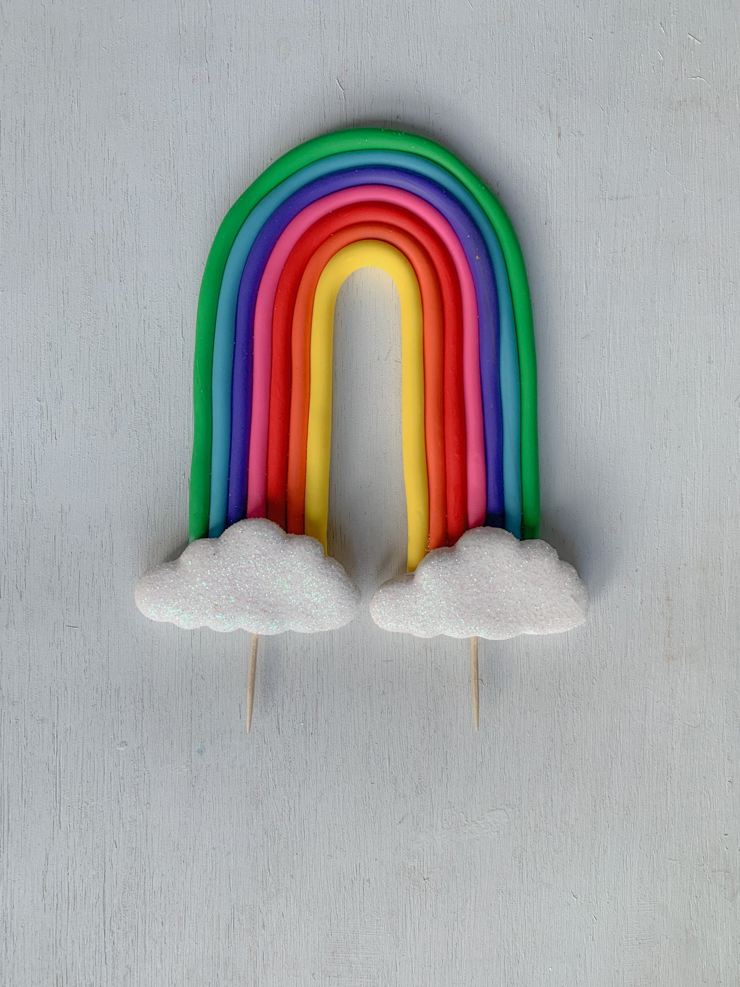 Rainbow Birthday Cake Topper