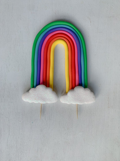 Rainbow Birthday Cake Topper