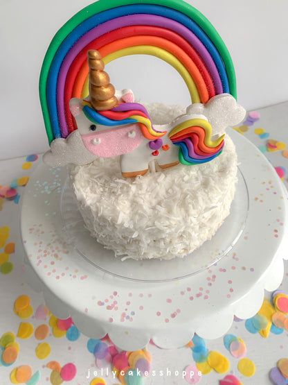 Rainbow Unicorn Birthday Cake Decorations