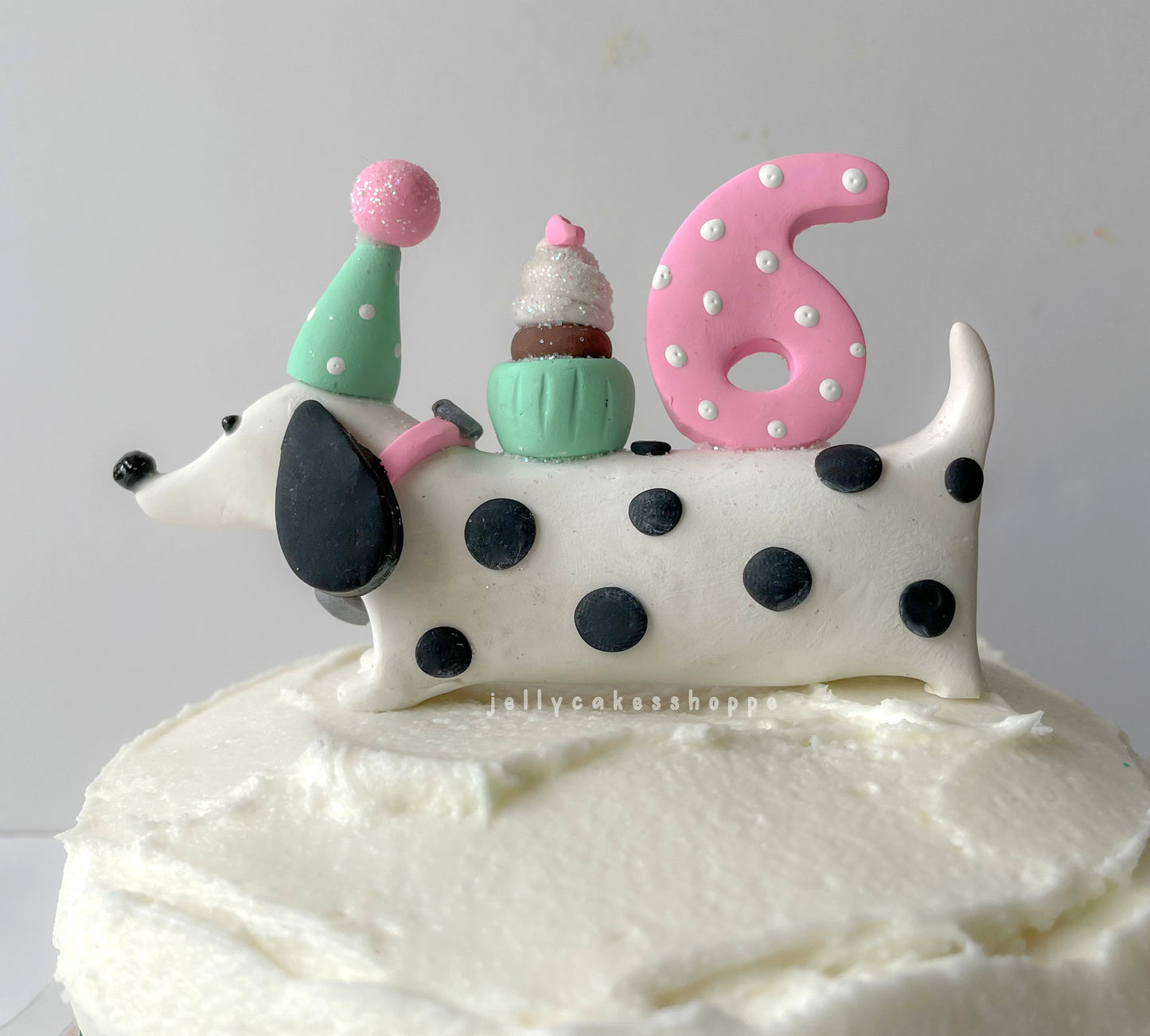 Dachshund Cake Topper, A Weenie Bit Older Birthday Party
