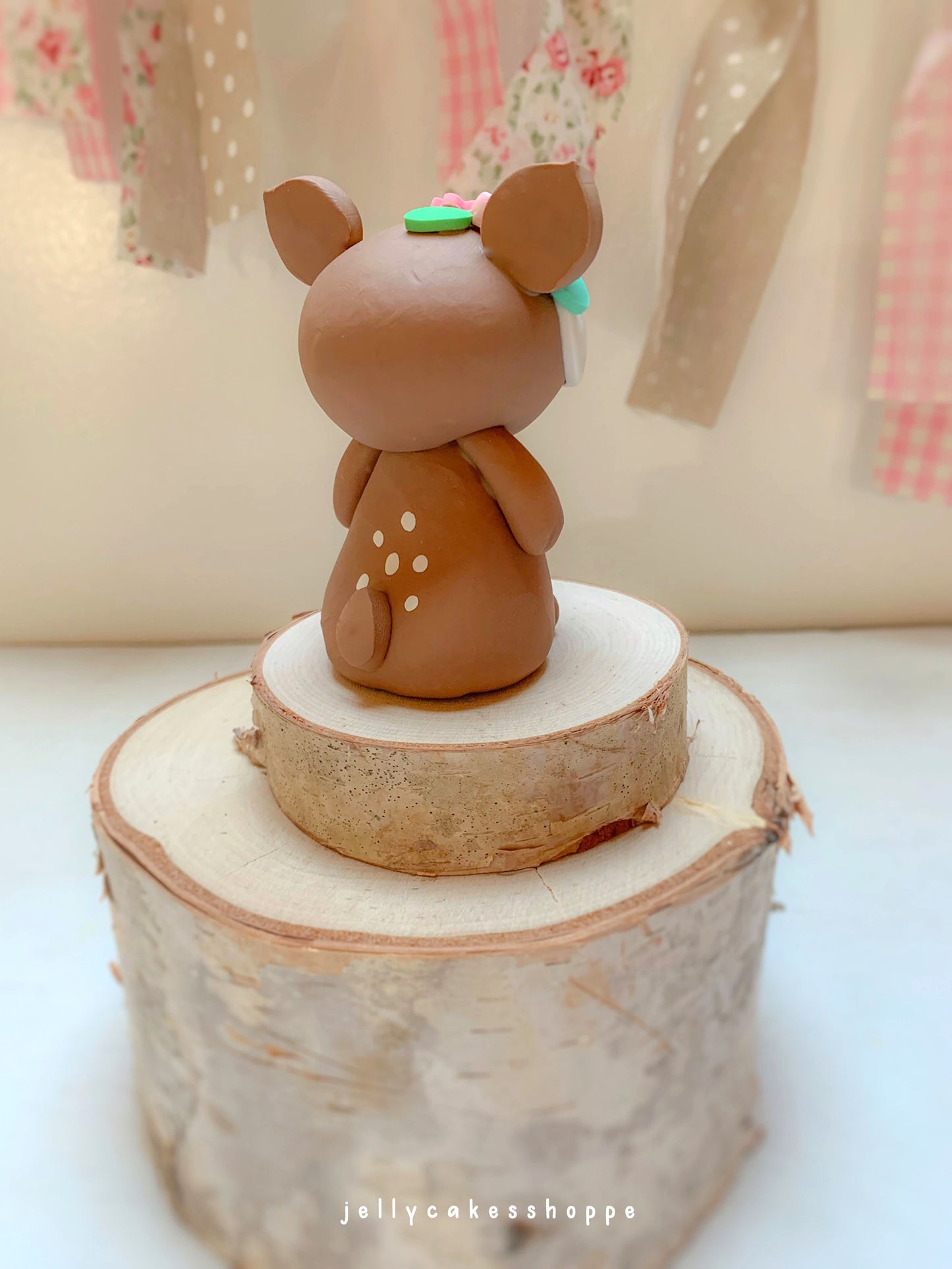 Woodland Deer Cake Topper for Baby Showers and Birthdays