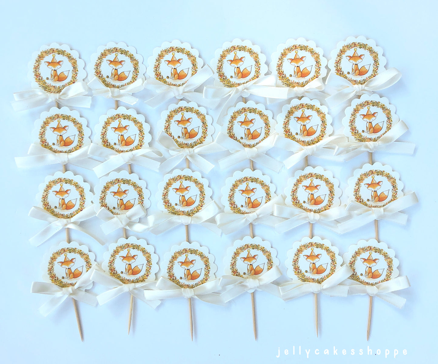 Fall Woodland Cake Decorations