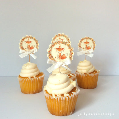 Fall Woodland Cake Decorations