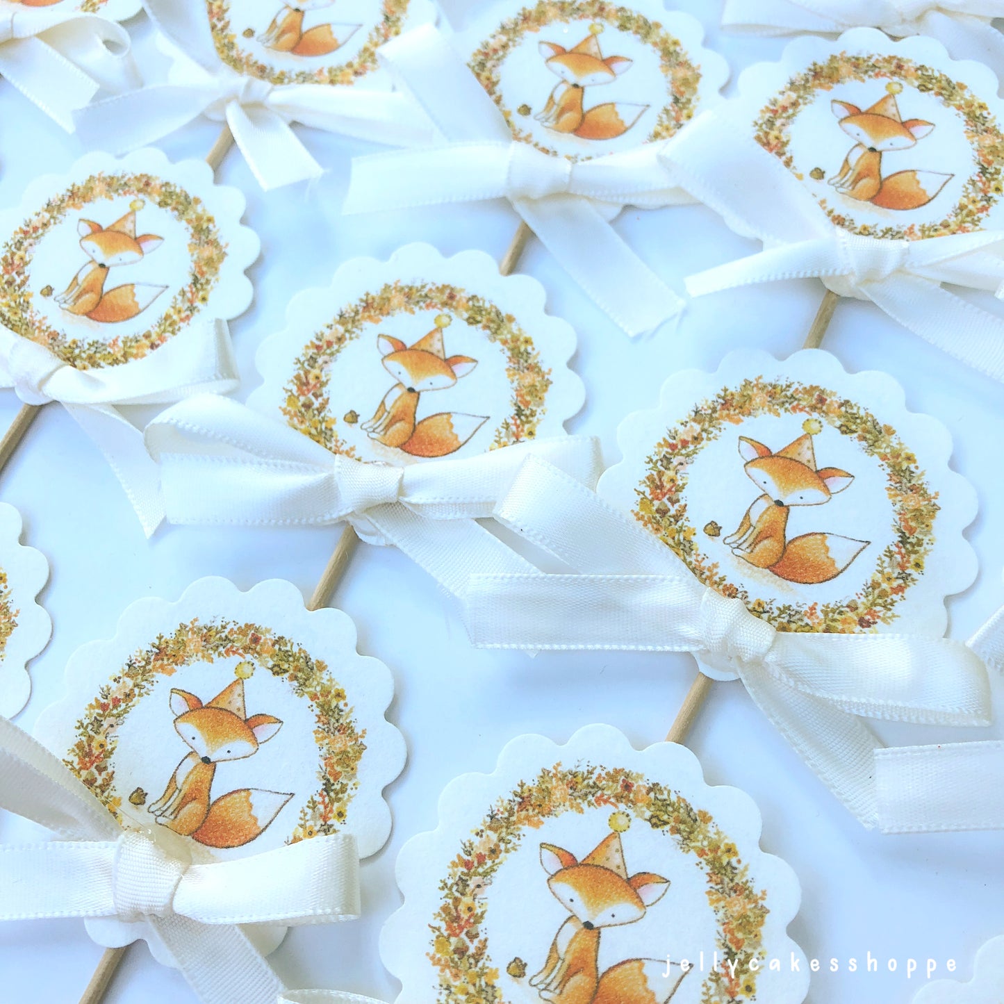 Fall Woodland Cake Decorations