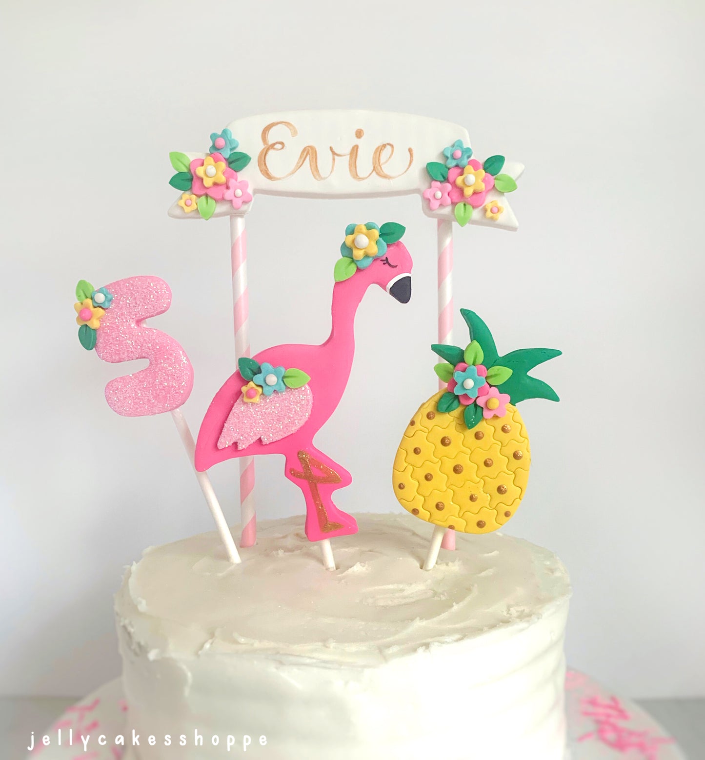 Flamingo Cake Decorations, Pink Flamingo Cake Topper