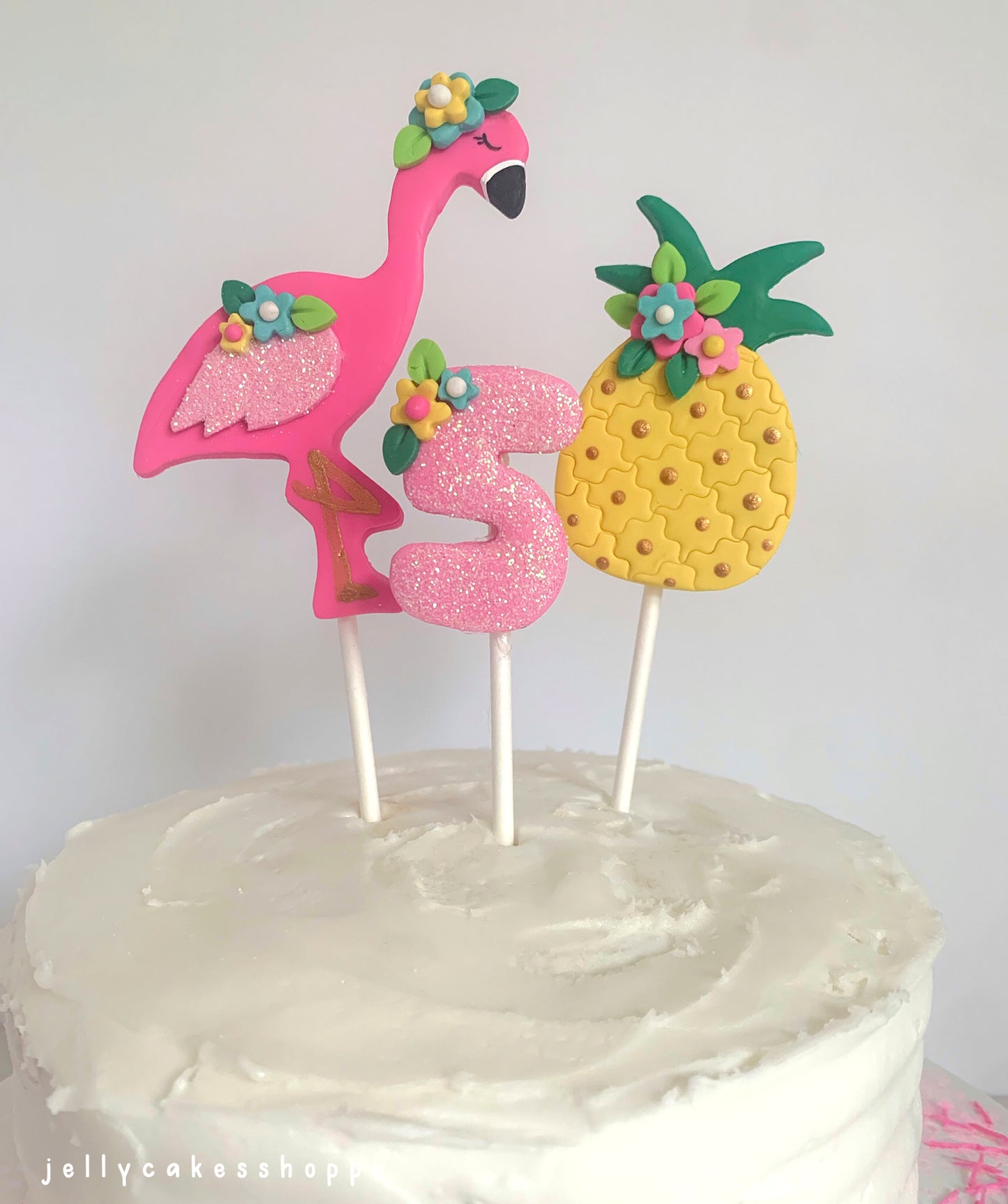 Flamingo Cake Decorations, Pink Flamingo Cake Topper