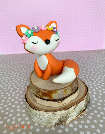 Fox Cake Topper for Birthday Party and Baby Shower