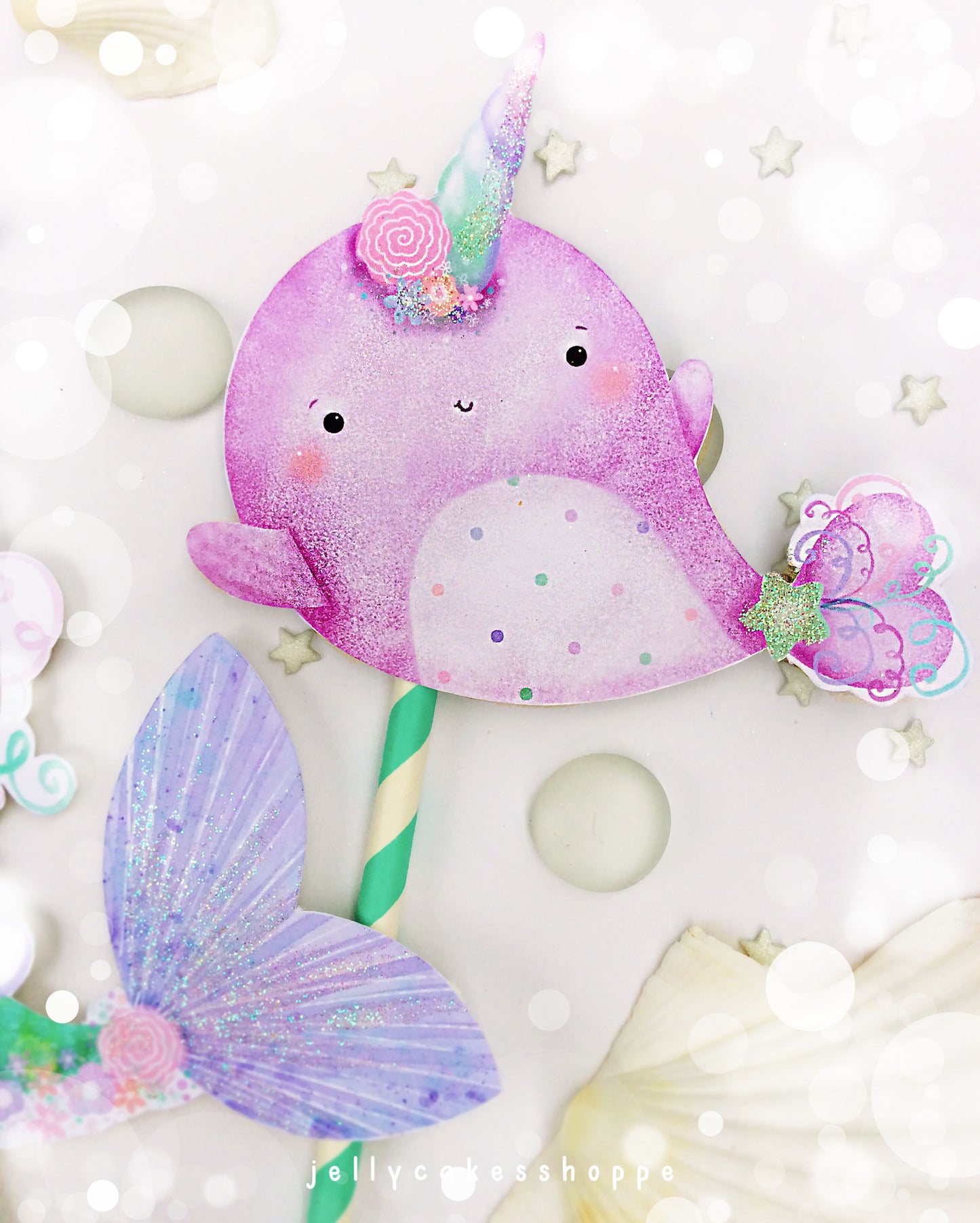 Under The Sea Mermaid Cake Decorations