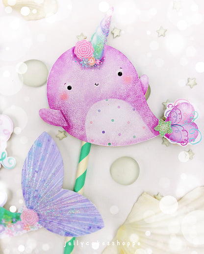 Under The Sea Mermaid Cake Decorations