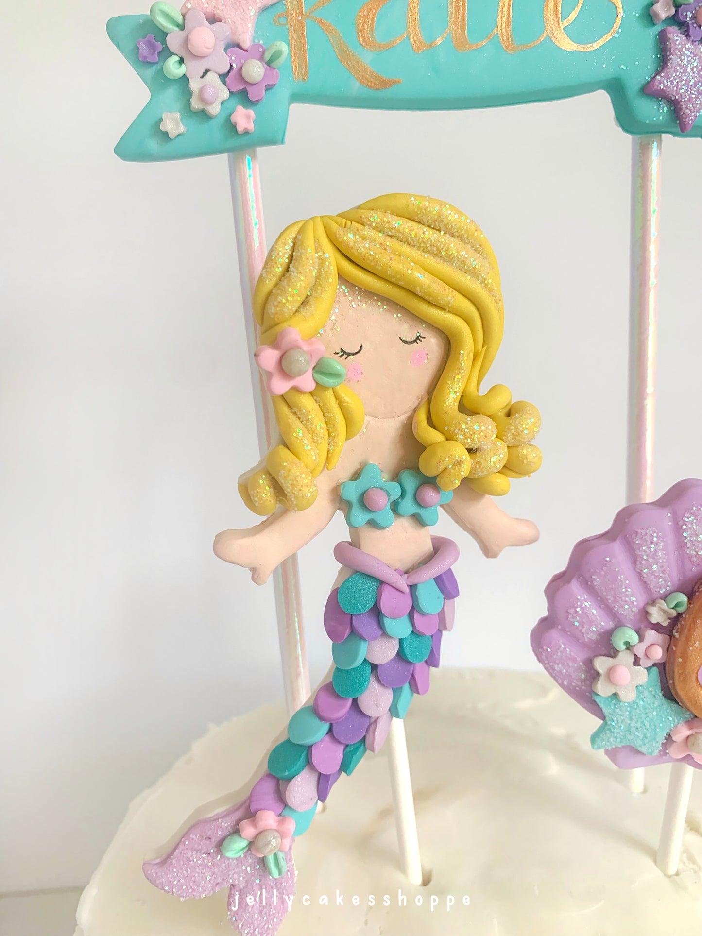 Mermaid Cake Topper, Mermaid Cake Decorations