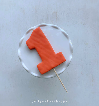 Custom Number Cake Topper