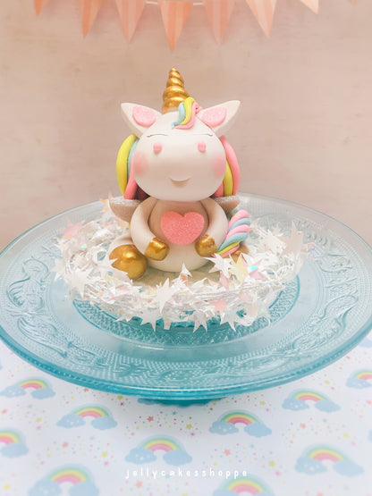 Unicorn Cake Topper, Non Edible Cake Topper