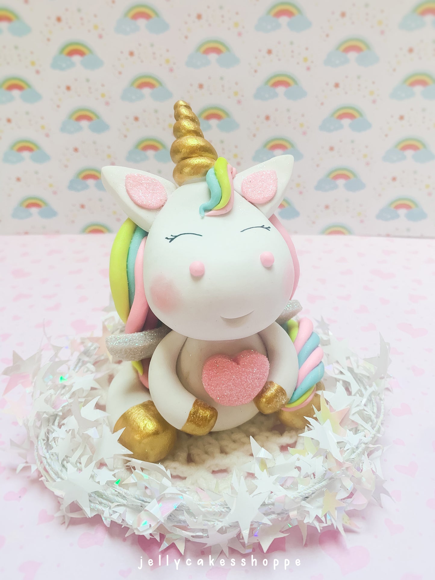Unicorn Cake Topper, Non Edible Cake Topper