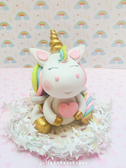 Unicorn Cake Topper, Non Edible Cake Topper