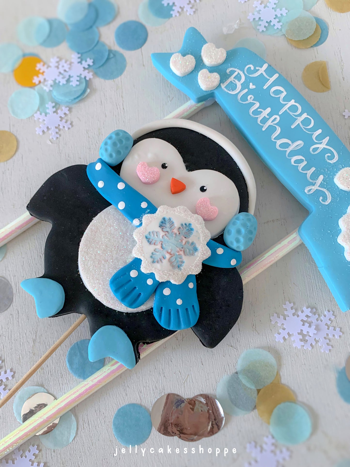 Penguin Birthday Cake Topper