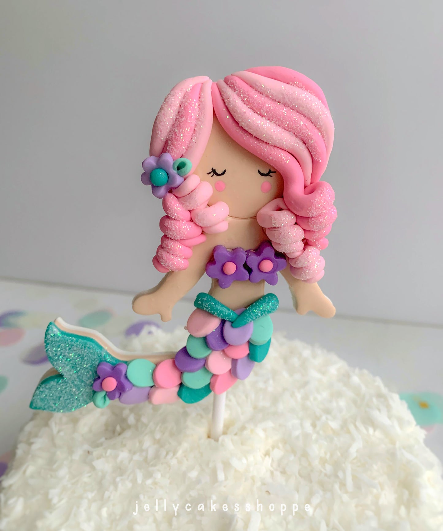 Custom Mermaid Cake Topper