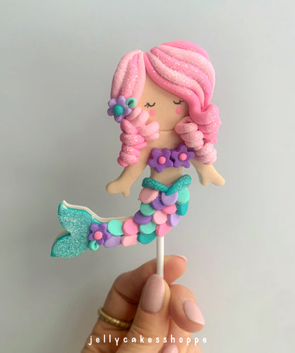 Custom Mermaid Cake Topper