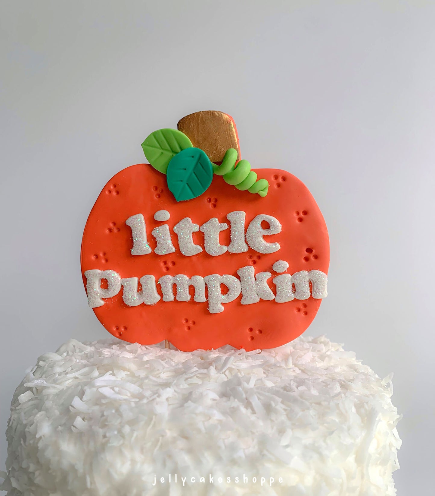 Little Pumpkin Cake Topper, Fall Baby Shower Cake Topper