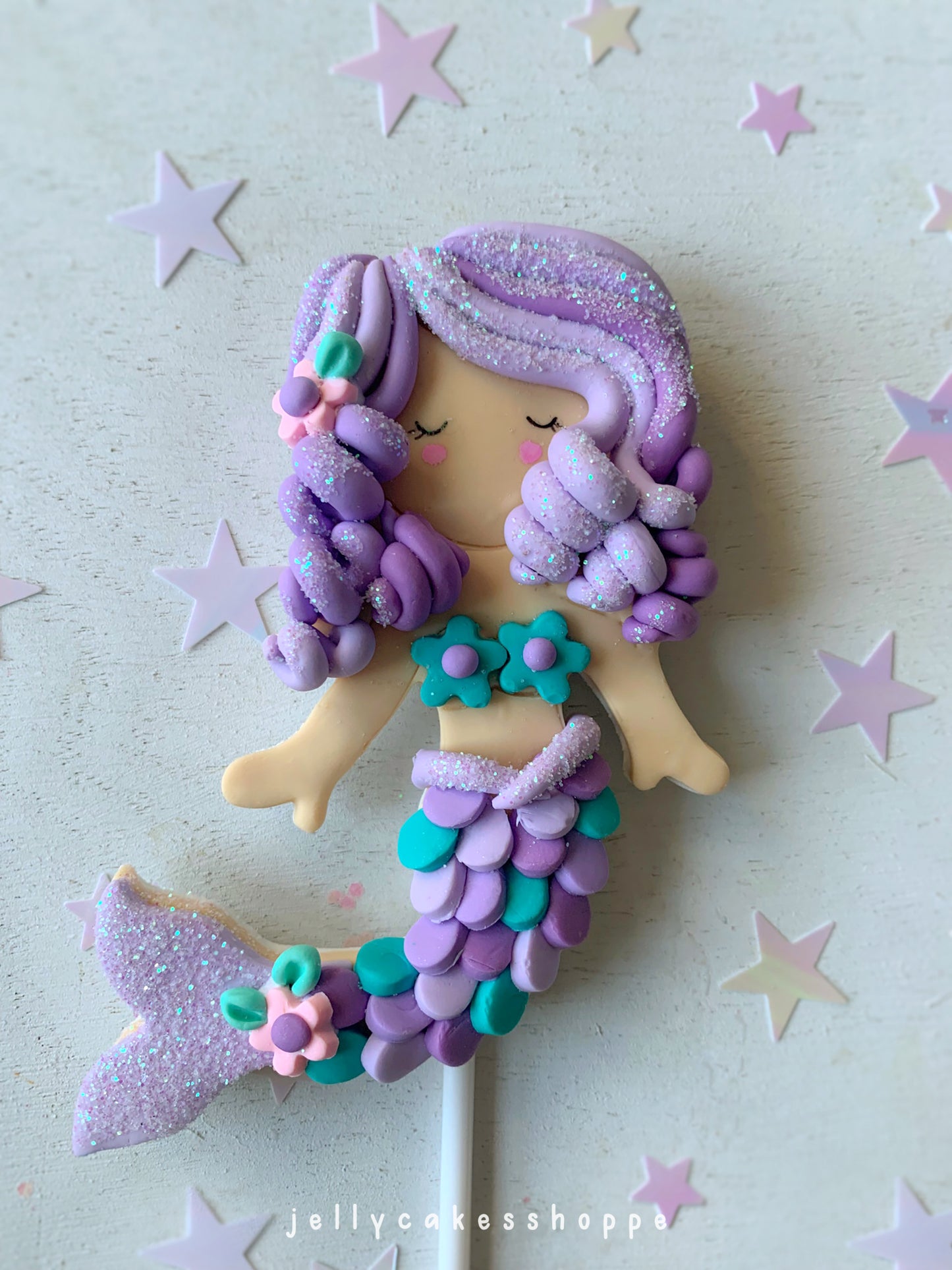 Custom Mermaid Cake Topper