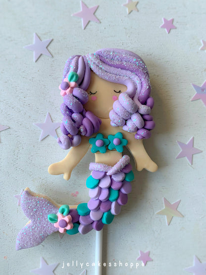 Custom Mermaid Cake Topper
