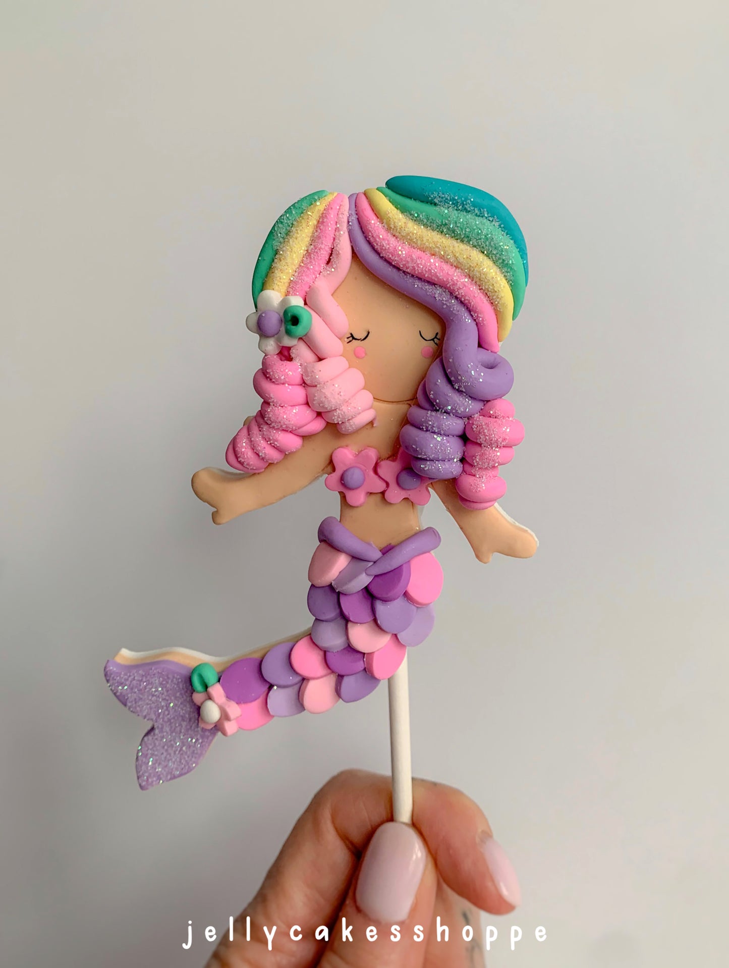 Custom Mermaid Cake Topper