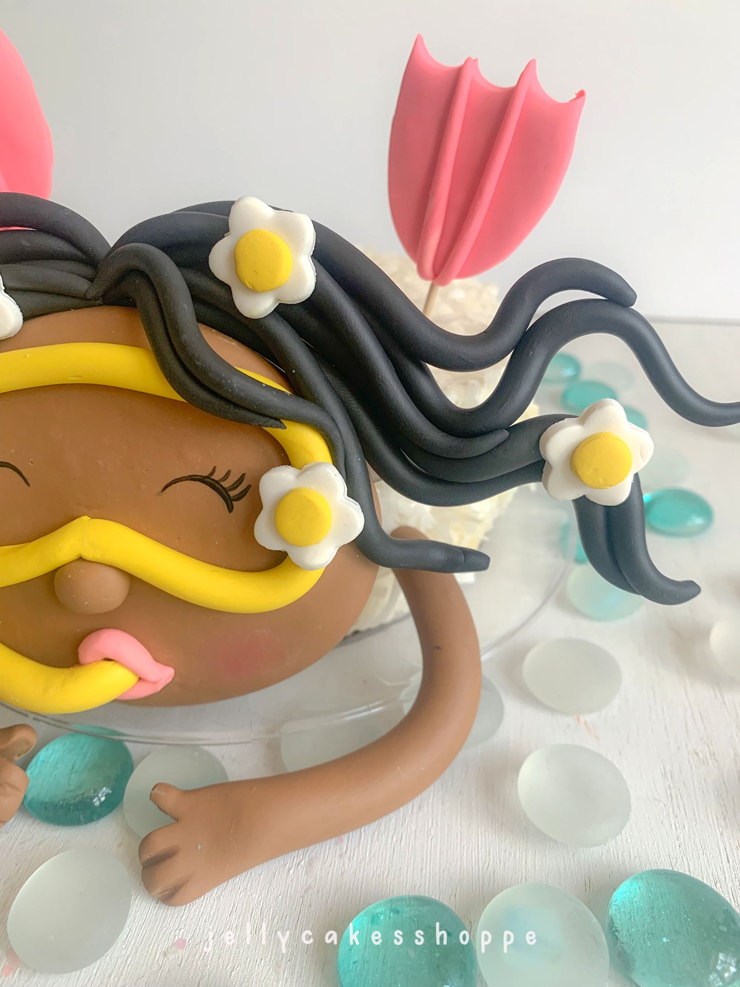 Scuba Diver Girl Cake Decorations