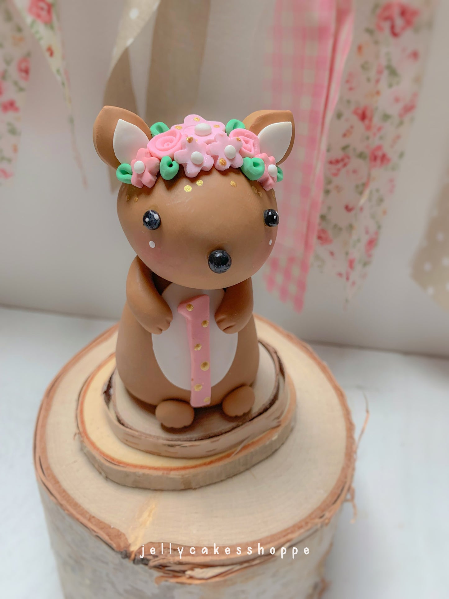 Squirrel Cake Topper for Baby's 1st