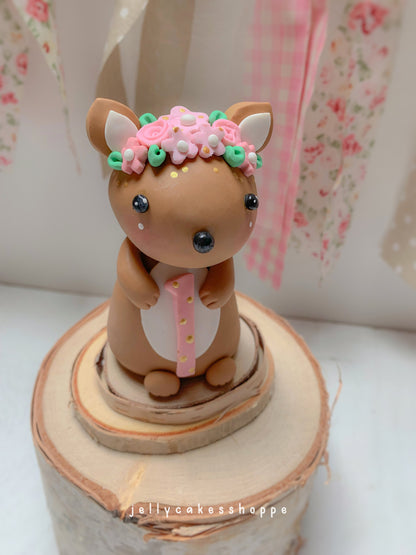Squirrel Cake Topper for Baby's 1st