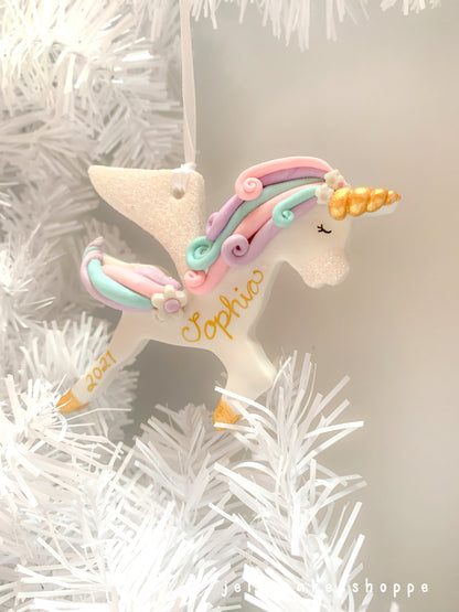 Winged Unicorn Ornament