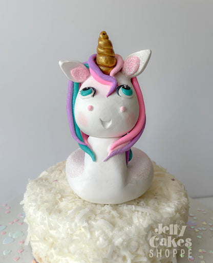 Unicorn Pool Float Cake Topper