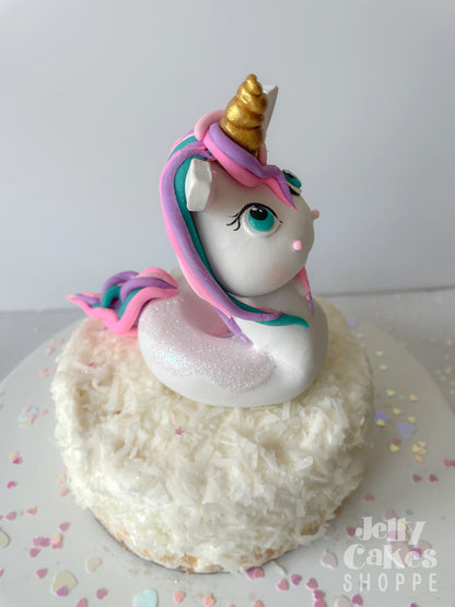 Unicorn Pool Float Cake Topper