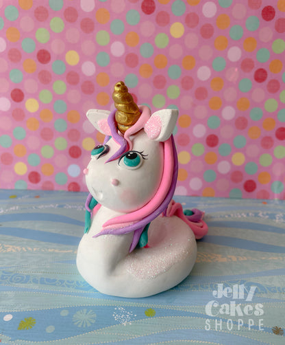 Unicorn Pool Float Cake Topper