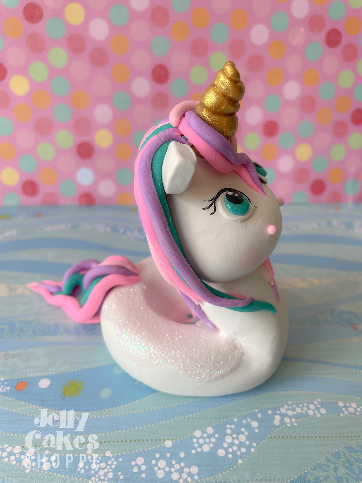 Unicorn Pool Float Cake Topper