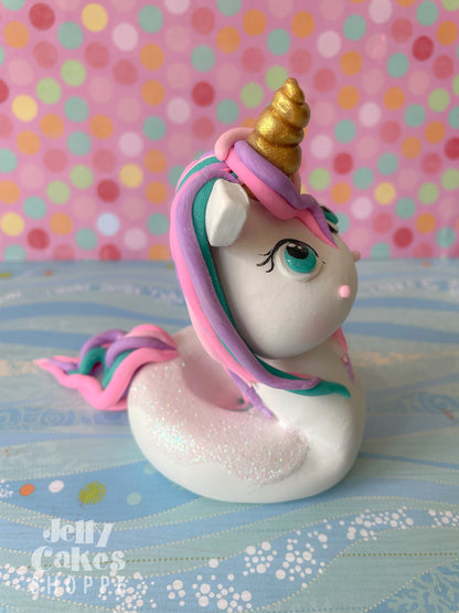 Unicorn Pool Float Cake Topper