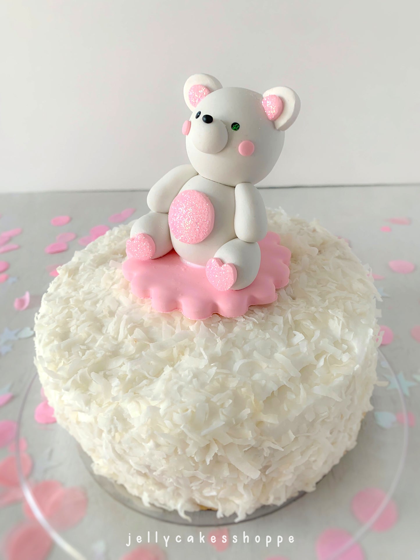 Baby Bear Cake Topper for Girl