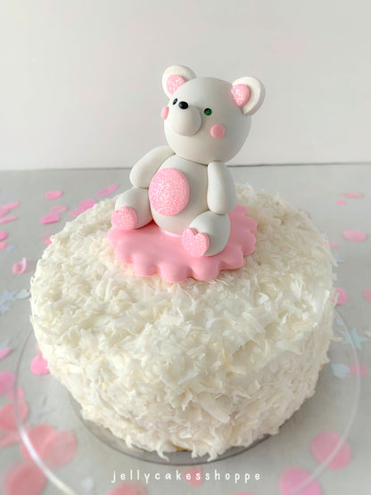 Baby Bear Cake Topper for Girl