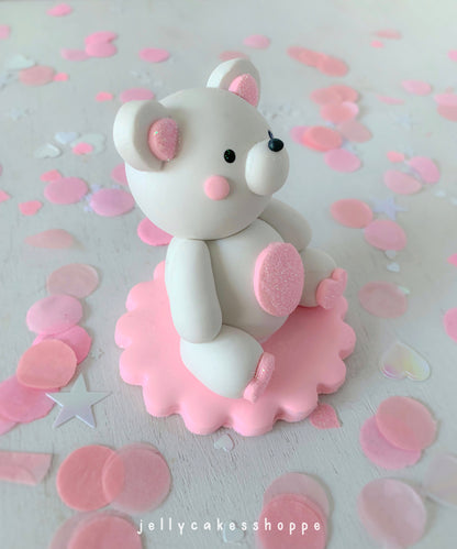 Baby Bear Cake Topper for Girl