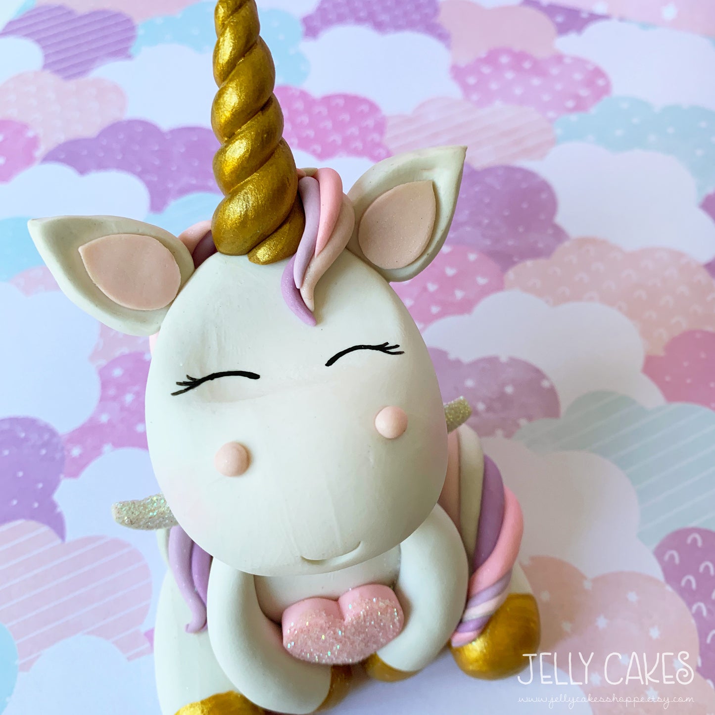 Unicorn Cake Topper, Non Edible Cake Topper