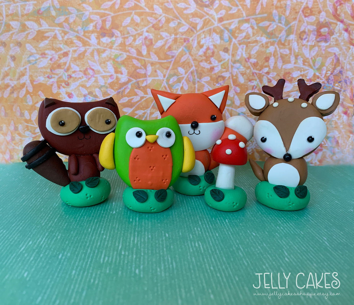 Woodland Animals Cake Decorations