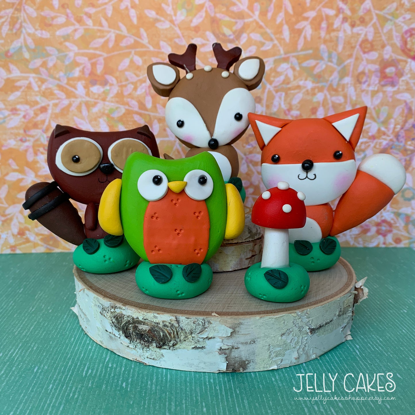 Woodland Animals Cake Decorations