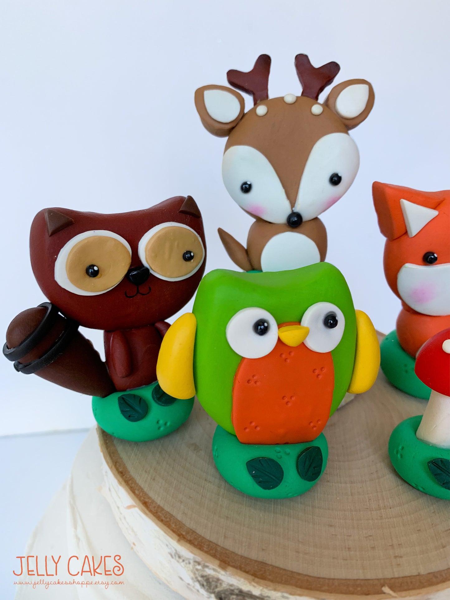 Woodland Animals Cake Decorations