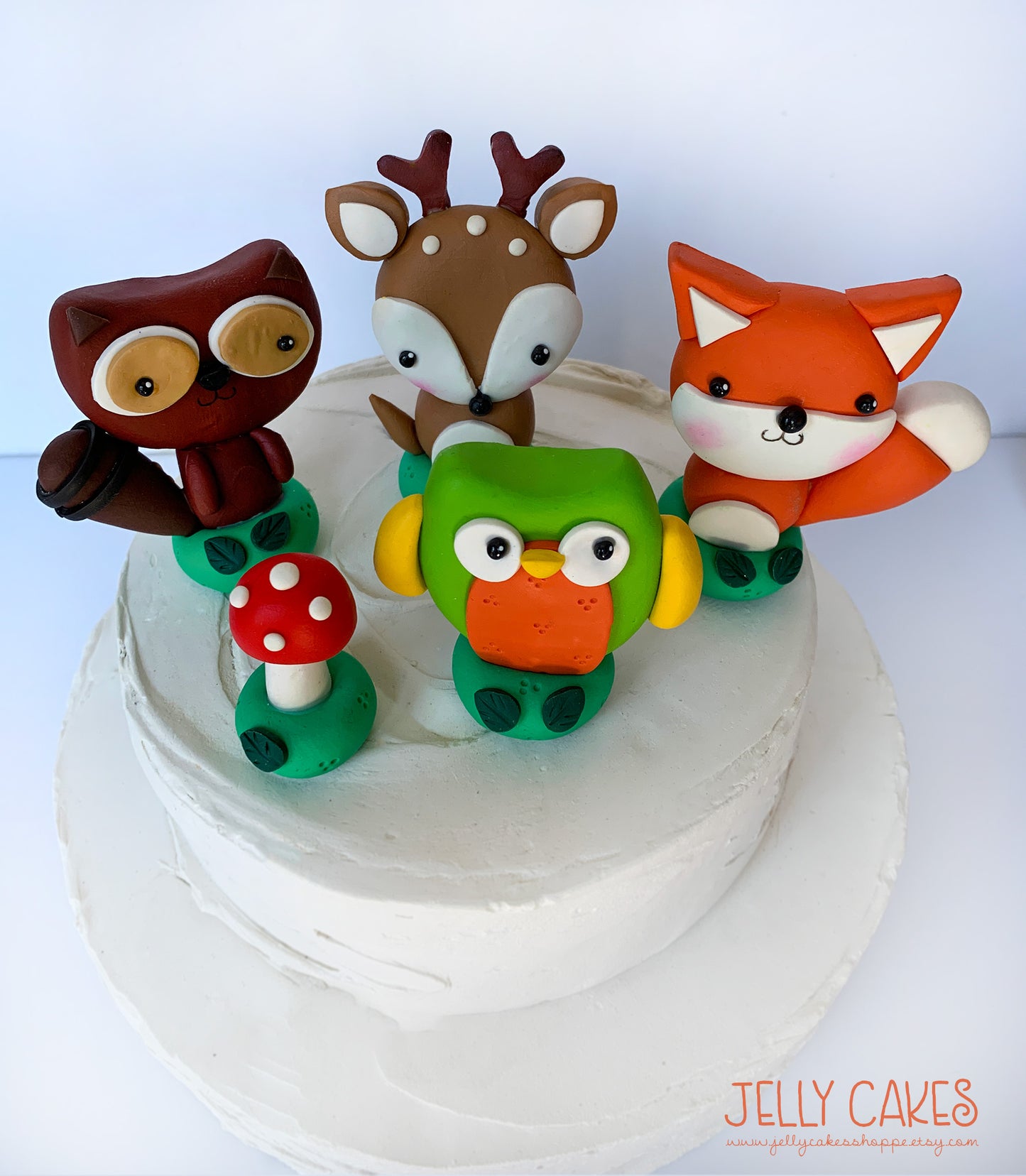 Woodland Animals Cake Decorations