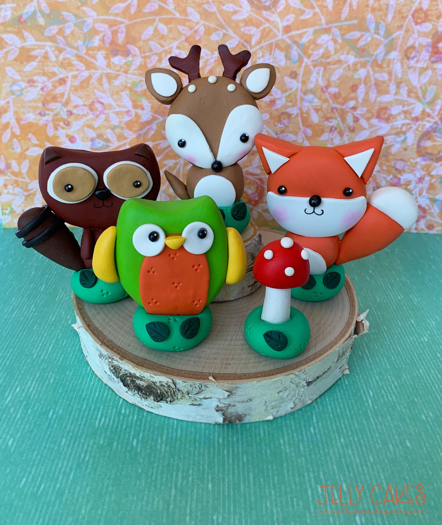 Woodland Animals Cake Decorations